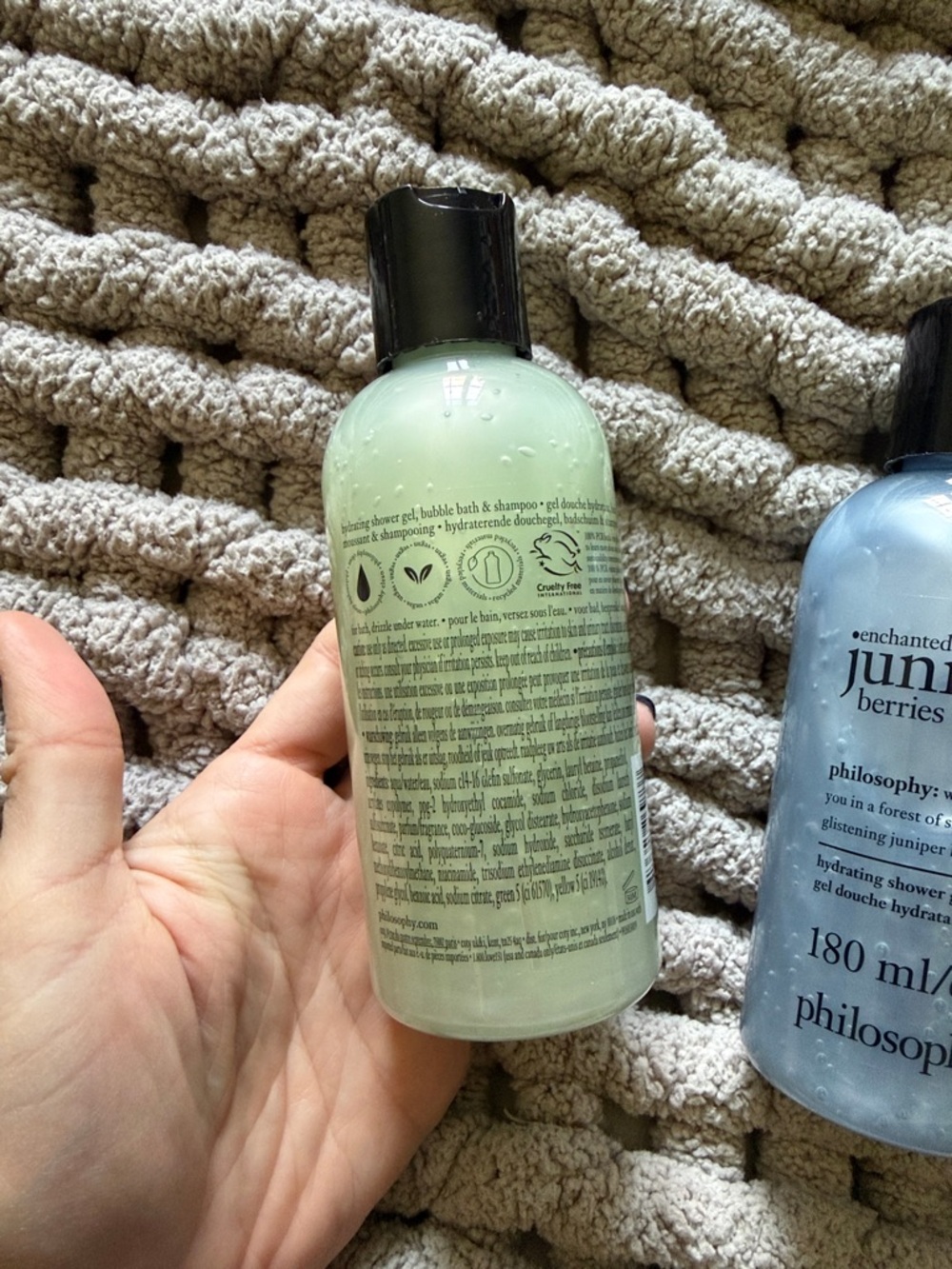 Philosophy Pistachio Dreams & Enchanted Juniper Shower Gels - Picture 2 of 3